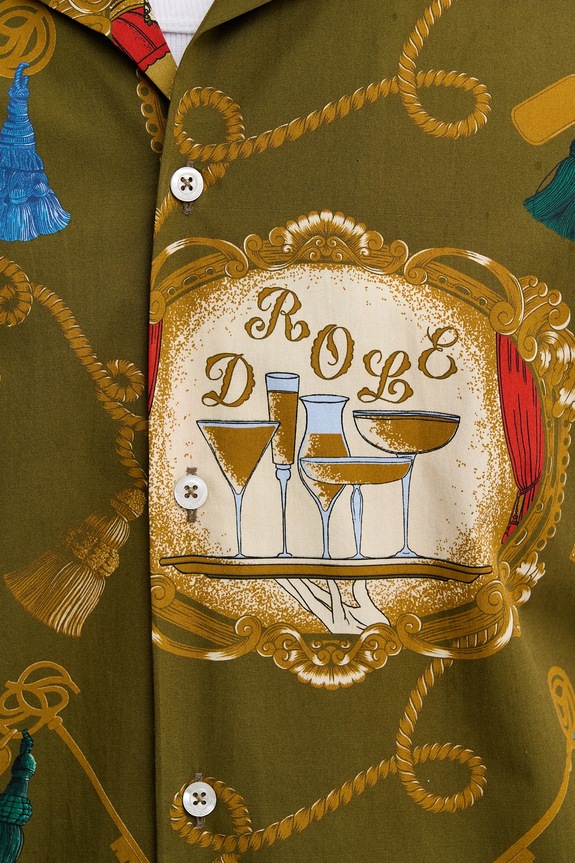 Bavlnená košeľa Drôle de Monsieur La Chemise Grand HUtel H.SH228.LI010 zelená