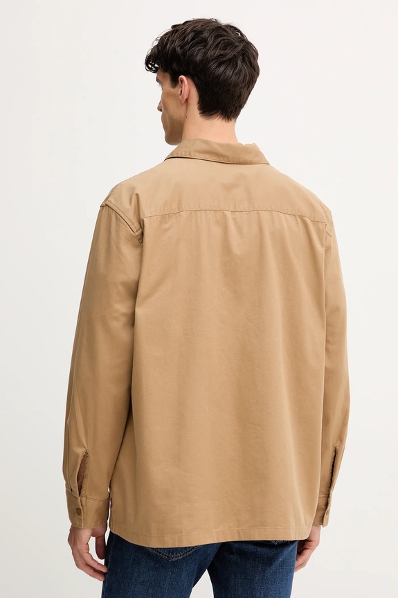 Odzież Levi's koszula bawełniana 003O2 brązowy