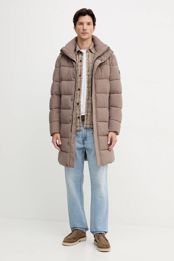 Košulja s dodatkom vune Joop! 30048785 bež AW25