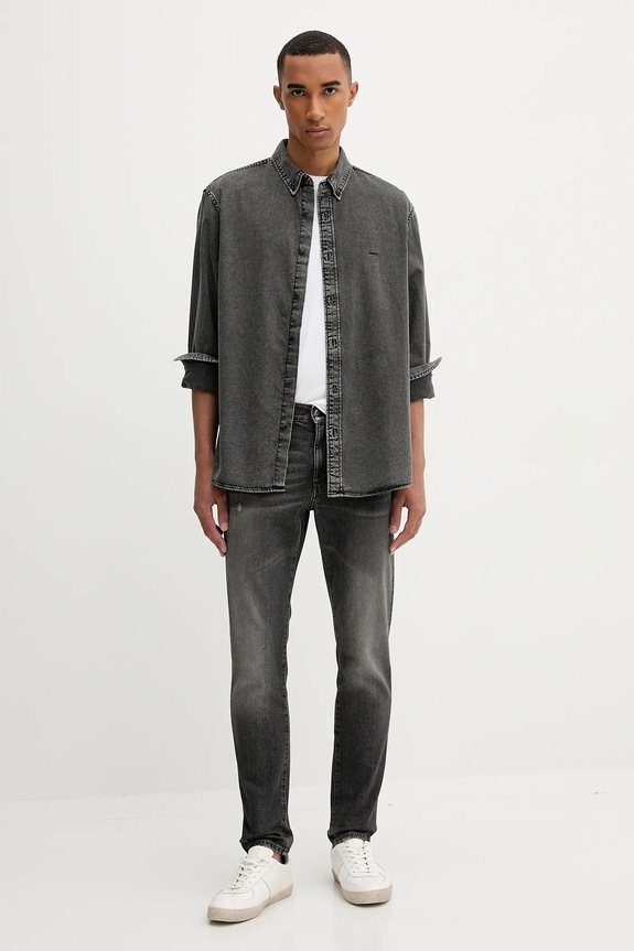 Levi's koszula jeansowa A7210.0038 czarny AW25