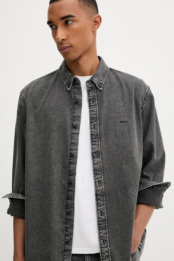 Levi's koszula jeansowa czarny A7210.0038