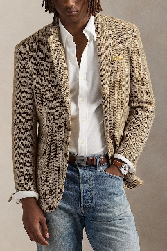 Βαμβακερό πουκάμισο Polo Ralph Lauren 710979488 λευκό
