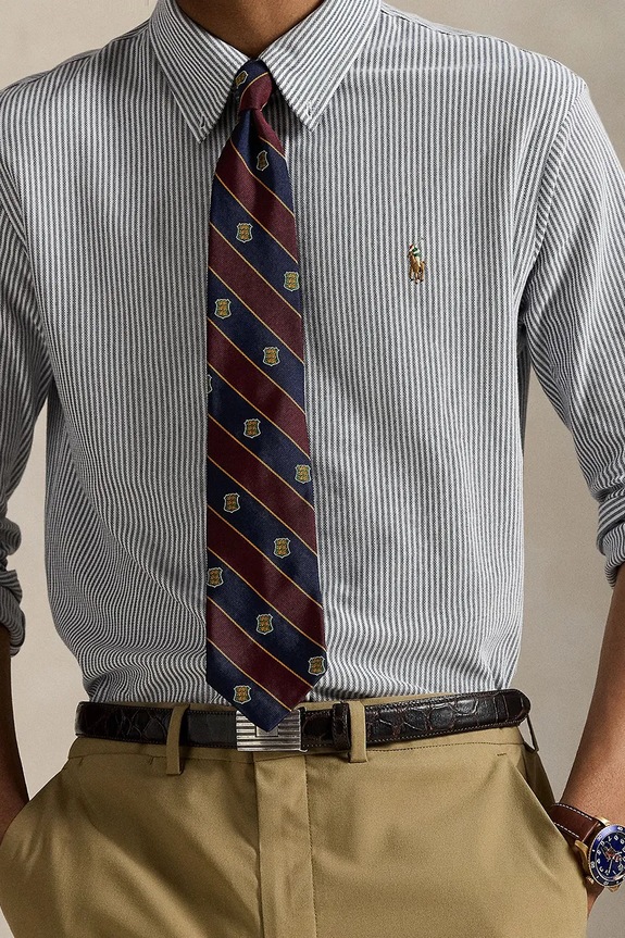 Polo Ralph Lauren cămașă din bumbac albastru 710979489