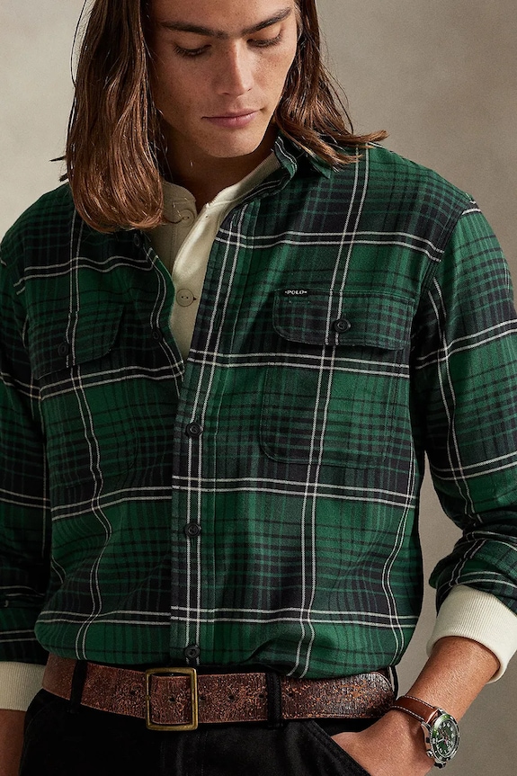 Сорочка Polo Ralph Lauren зелений 710981525