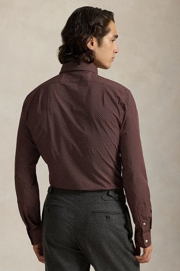 Polo Ralph Lauren koszula 710P00520 brązowy AW25