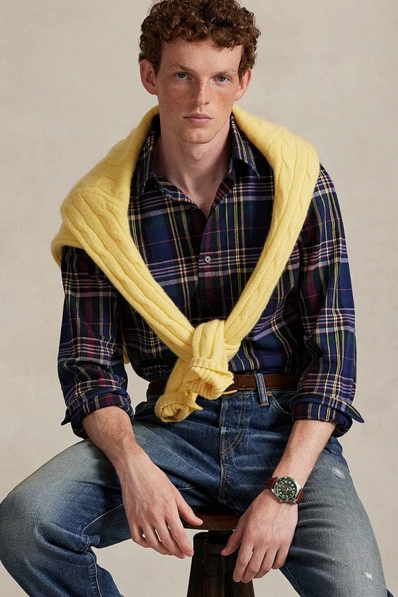 Polo Ralph Lauren cămașă din bumbac 710P00524 verde