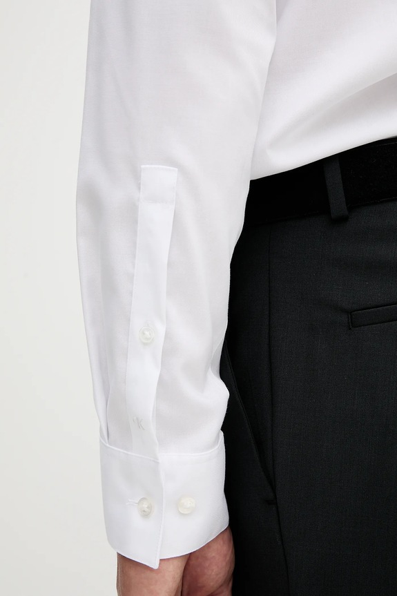Πουκάμισο Calvin Klein LV019EU006 λευκό