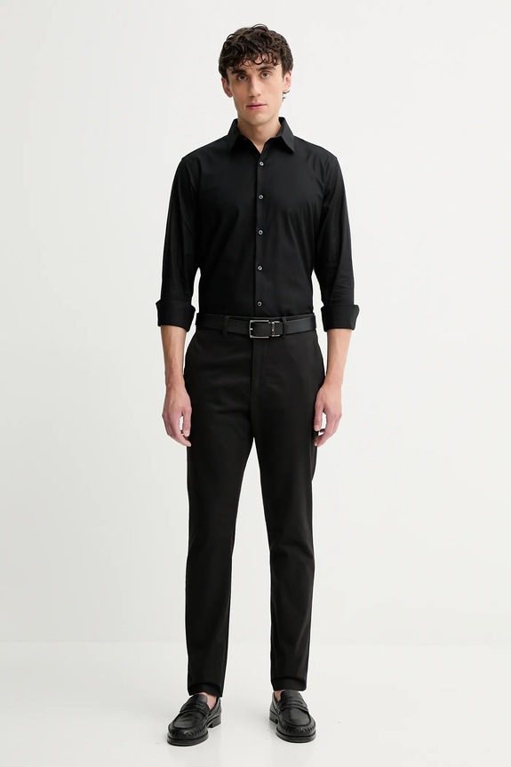 Košulja Calvin Klein LV019EU053 crna AW25
