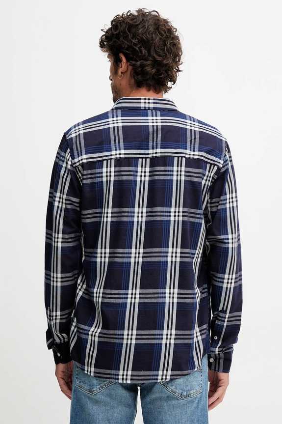 Odzież Pepe Jeans koszula bawełniana PM3090824 granatowy