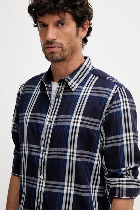 Pepe Jeans koszula bawełniana granatowy PM3090824