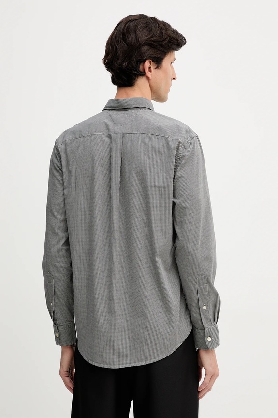 Ruházat Tommy Hilfiger pamut ing MW0MW40457 szürke