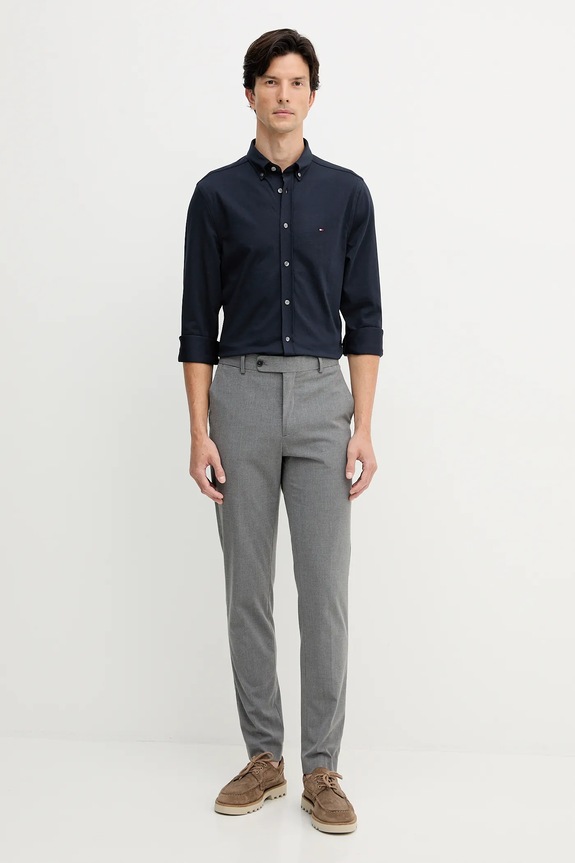 Tommy Hilfiger koszula MW0MW41059 granatowy SS26