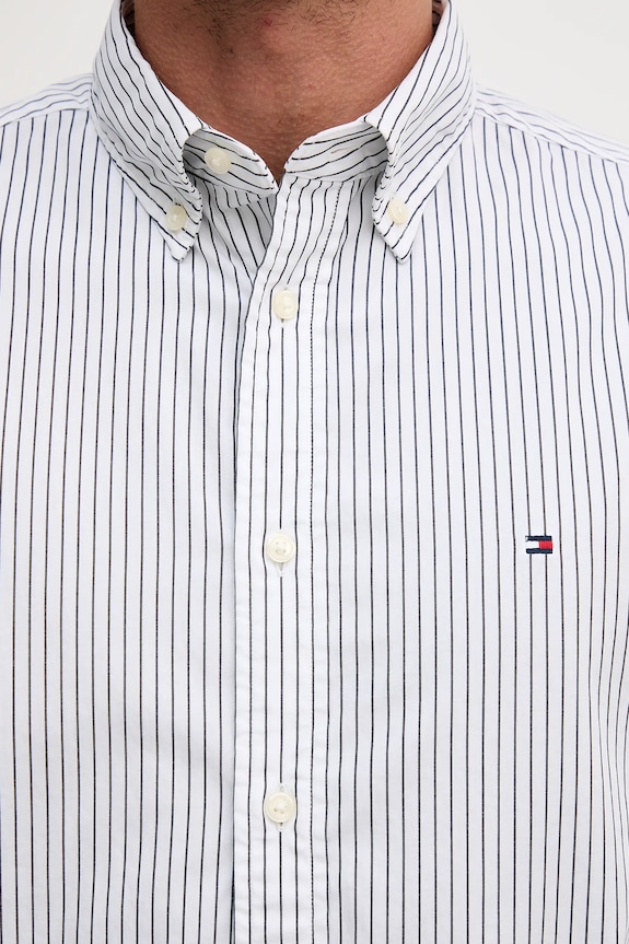 Tommy Hilfiger koszula bawełniana MW0MW41399 biały