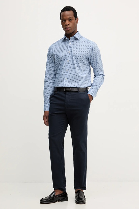Eton cămașă din bumbac 100013947 albastru AW25