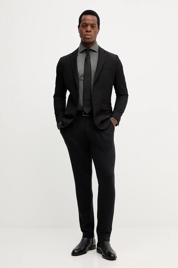 Бавовняна сорочка Eton 100013963 зелений AW25