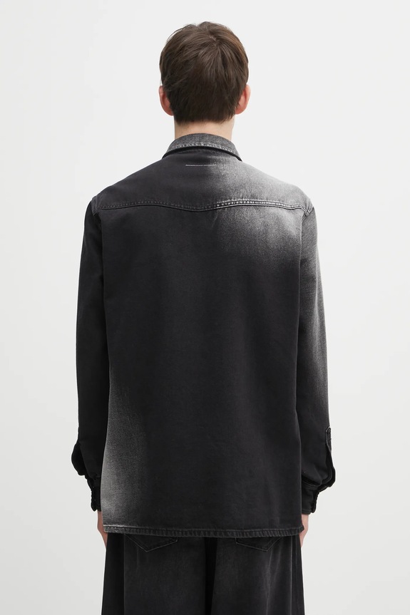 Odjeća Traper košulja MM6 Maison Margiela SH2DT0024.M30011.969 crna