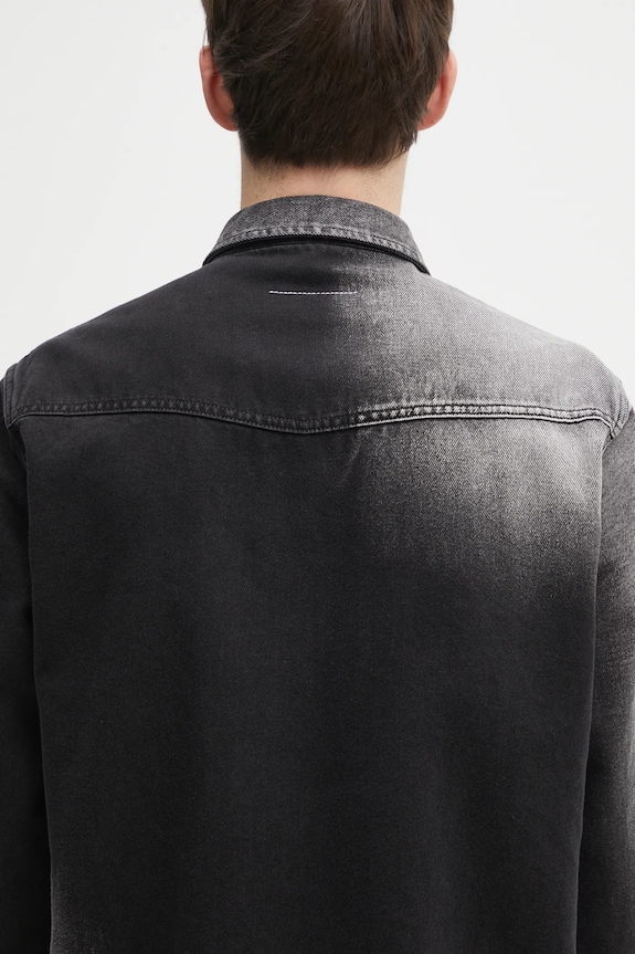 Traper košulja MM6 Maison Margiela SH2DT0024.M30011.969 crna