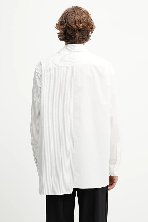Ρούχα Βαμβακερό πουκάμισο MM6 Maison Margiela SH0DT0025.MTN085.961 λευκό