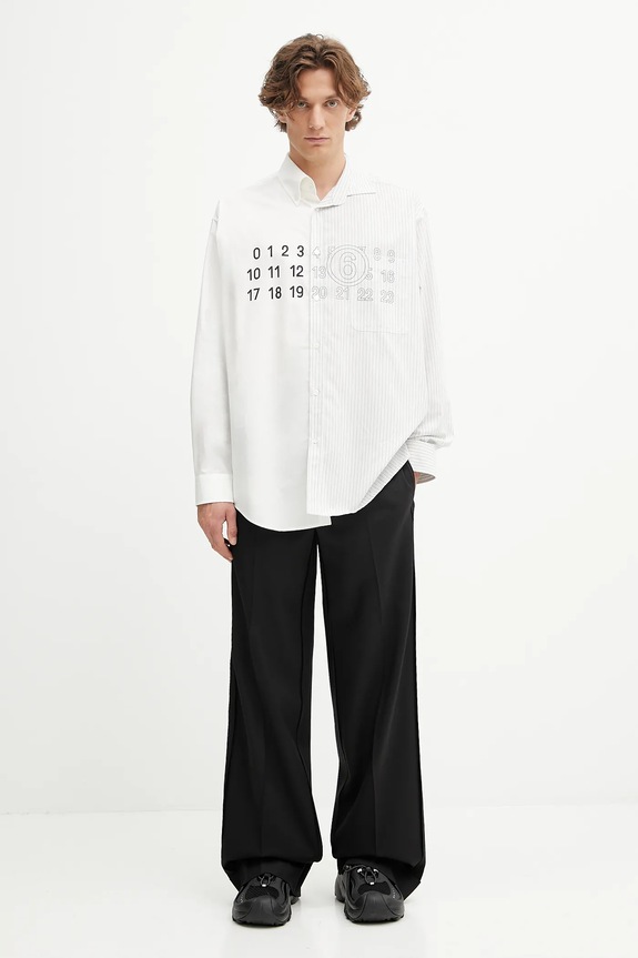 Βαμβακερό πουκάμισο MM6 Maison Margiela SH0DT0025.MTN085.961