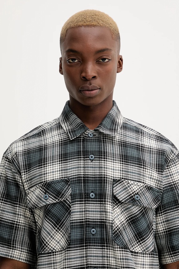 Bavlnená košeľa Dickies modrá DK0A8674