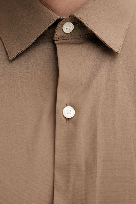 Calvin Klein koszula LV019EU037 brązowy