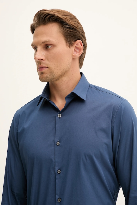Πουκάμισο Calvin Klein μπλε LV019EU037