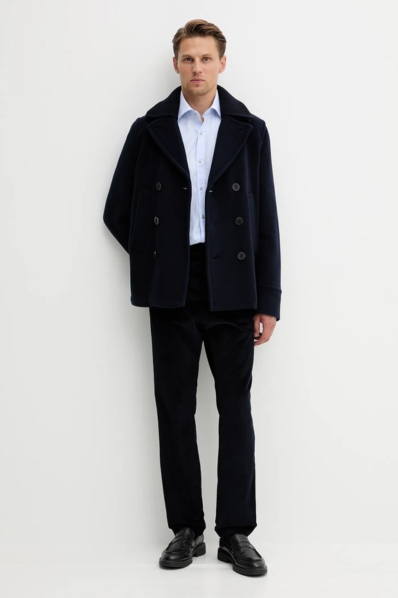 Pamučna košulja Paul&Shark 15313192CF plava AW25