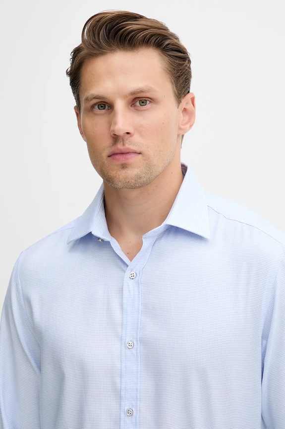 Pamučna košulja Paul&Shark plava 15313192CF