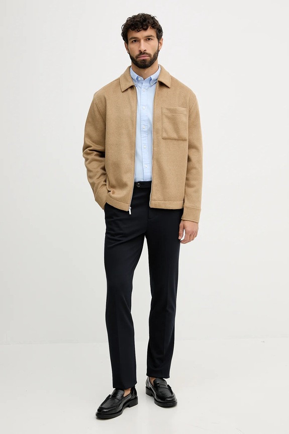 Tommy Hilfiger koszula MW0MW40458 niebieski AW25