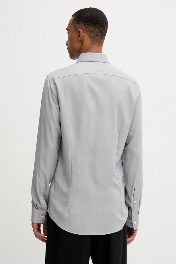 Oblečenie Vlnená košeľa Calvin Klein LV019EU066 sivá