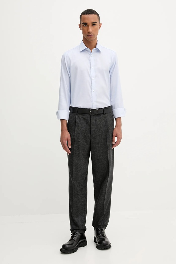 Košile Calvin Klein LV019EU068 modrá AW25