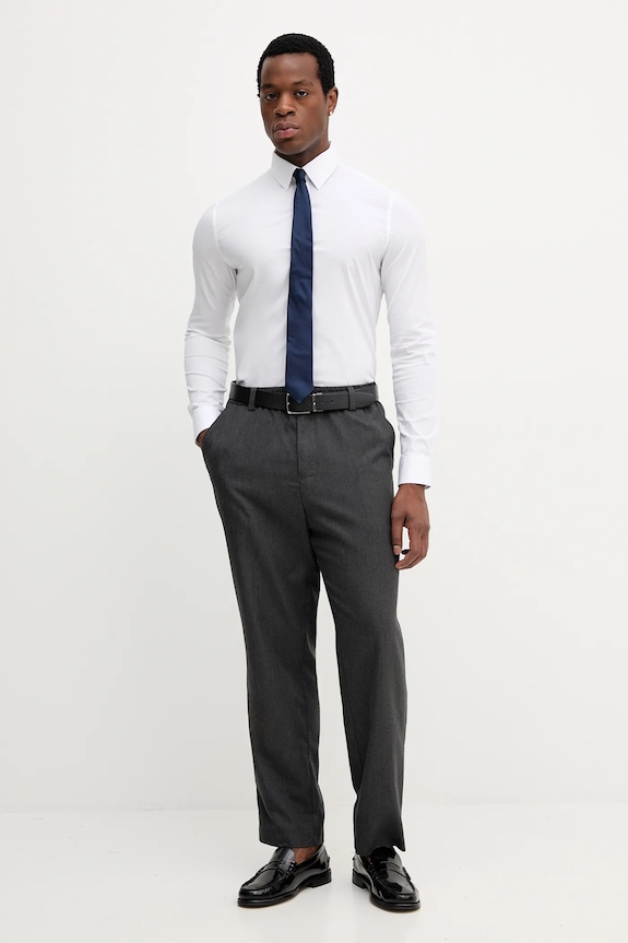 Košeľa Calvin Klein LV019EU060 biela AW25