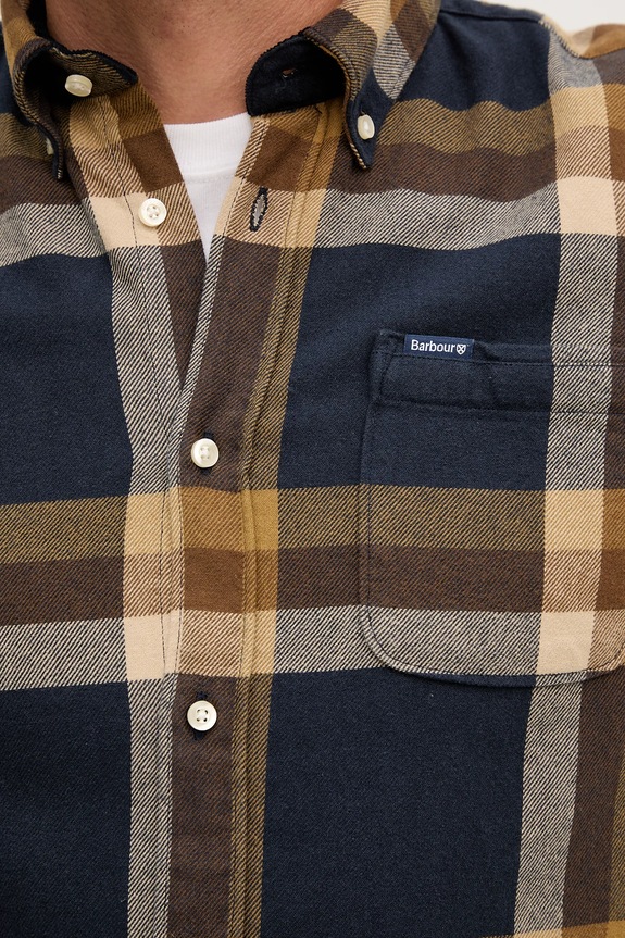 Barbour camicia in cotone FOLLEY MSH5364 blu navy
