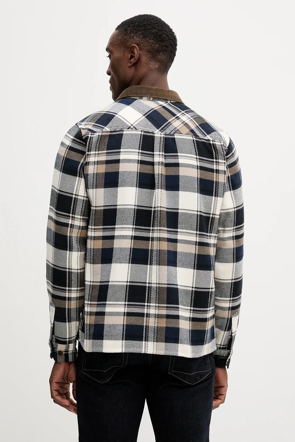Odzież Barbour koszula bawełniana GRASMOOR MSH5646 granatowy