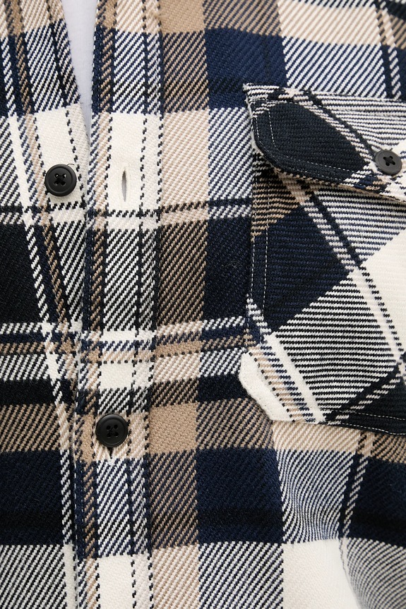 Barbour koszula bawełniana GRASMOOR MSH5646 granatowy