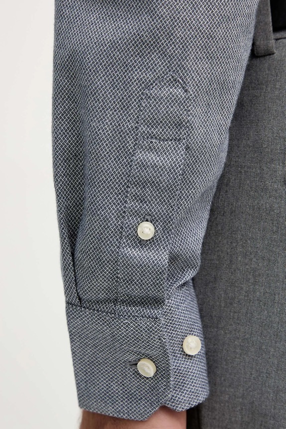 Barbour koszula bawełniana ELMFIELD MSH5682 granatowy