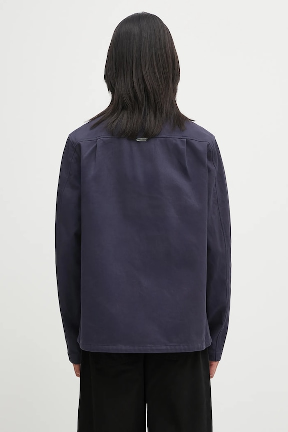 Oblečenie Bavlnená košeľa Fred Perry M1701 tmavomodrá