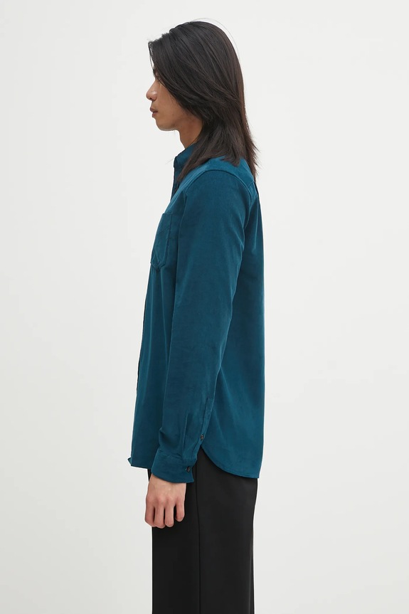 Fred Perry cotton shirt M1737 turquoise AW25