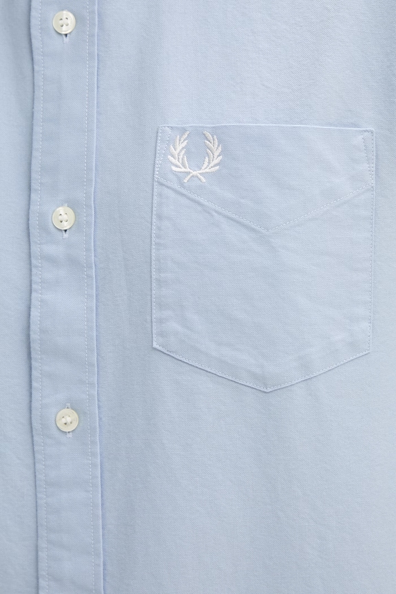 Fred Perry koszula bawełniana M5516 niebieski