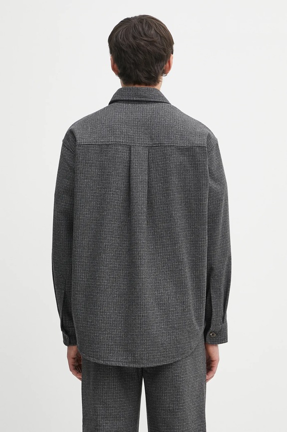 Clothing Fucking Awesome wool blend shirt PN20039 gray