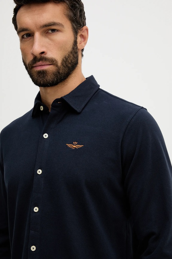 Aeronautica Militare camicia blu navy CA1265UP00342