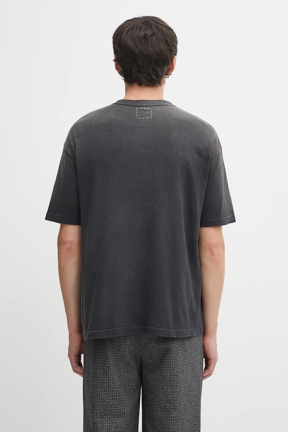 Одежда Хлопковая футболка Visvim jumbo tee s/s v 125105010014 серый