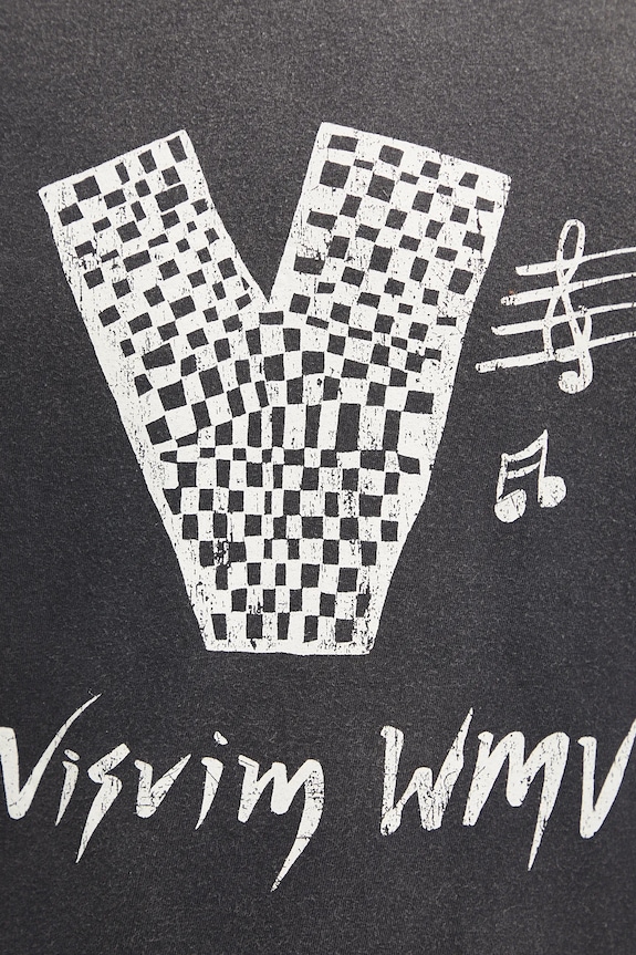 Хлопковая футболка Visvim jumbo tee s/s v 125105010014 серый