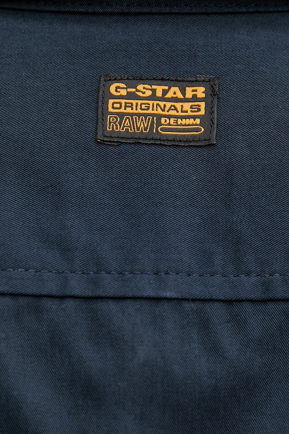Bavlnená košeľa G-Star Cargo Pocket Regular D26942.E077 tmavomodrá