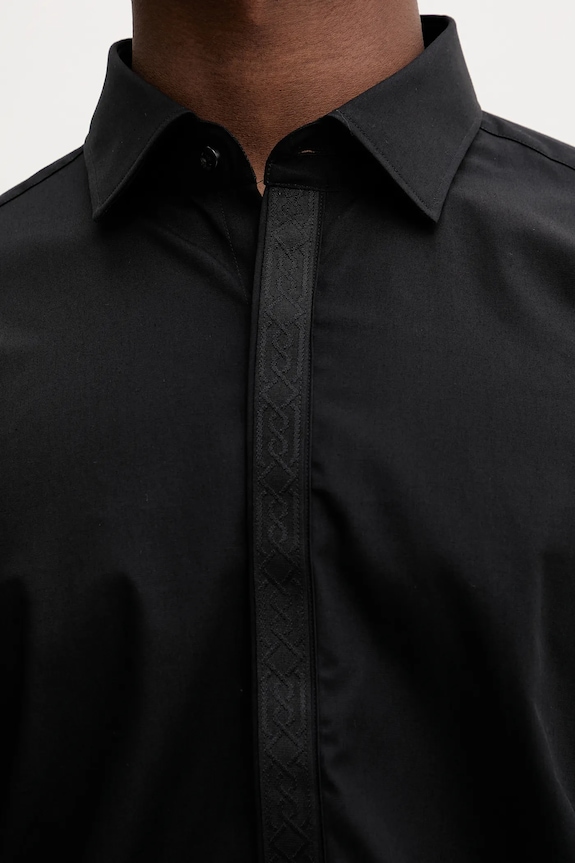 HUGO cămașă din bumbac Keidi 50549775 negru