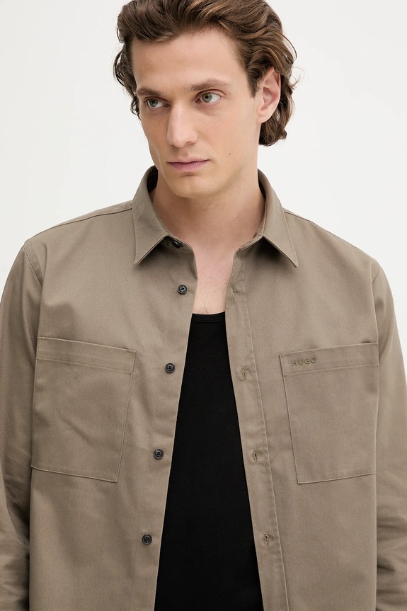 HUGO koszula Egrin zielony 50541392
