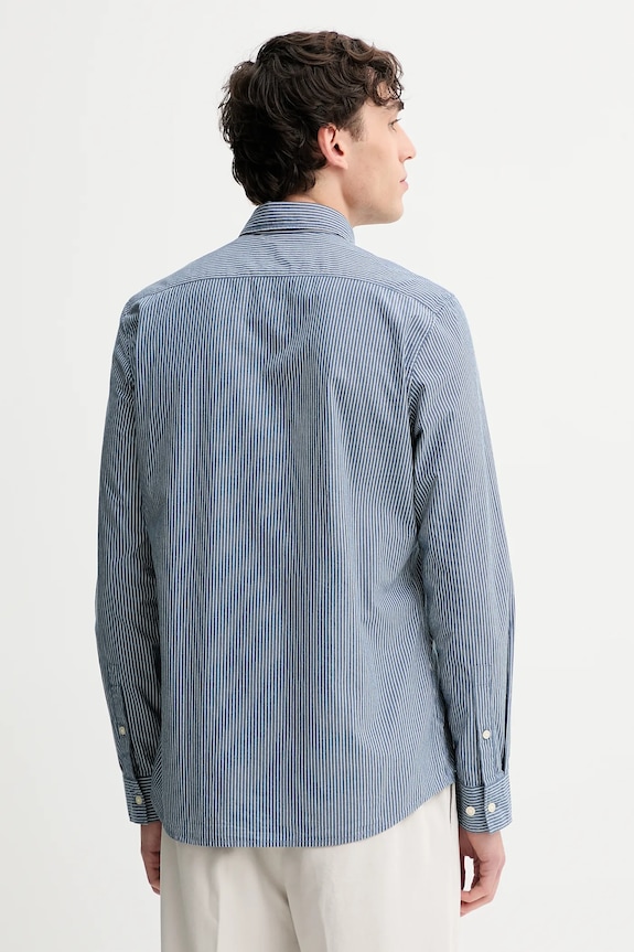 Abbigliamento Marc O'Polo camicia in cotone 528729742358 blu