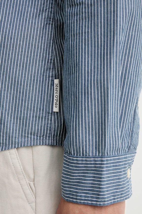 Marc O'Polo camicia in cotone 528729742358 blu