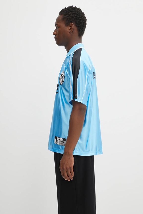 Tričko NEIGHBORHOOD game shirt ss 251FPNH.CSM16 modrá AW25