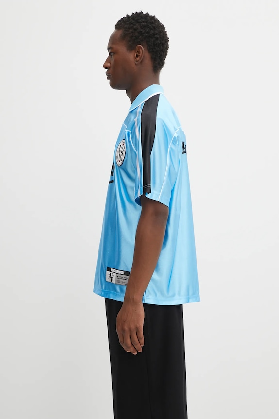 Tričko NEIGHBORHOOD game shirt ss 251FPNH.CSM16 modrá AW25